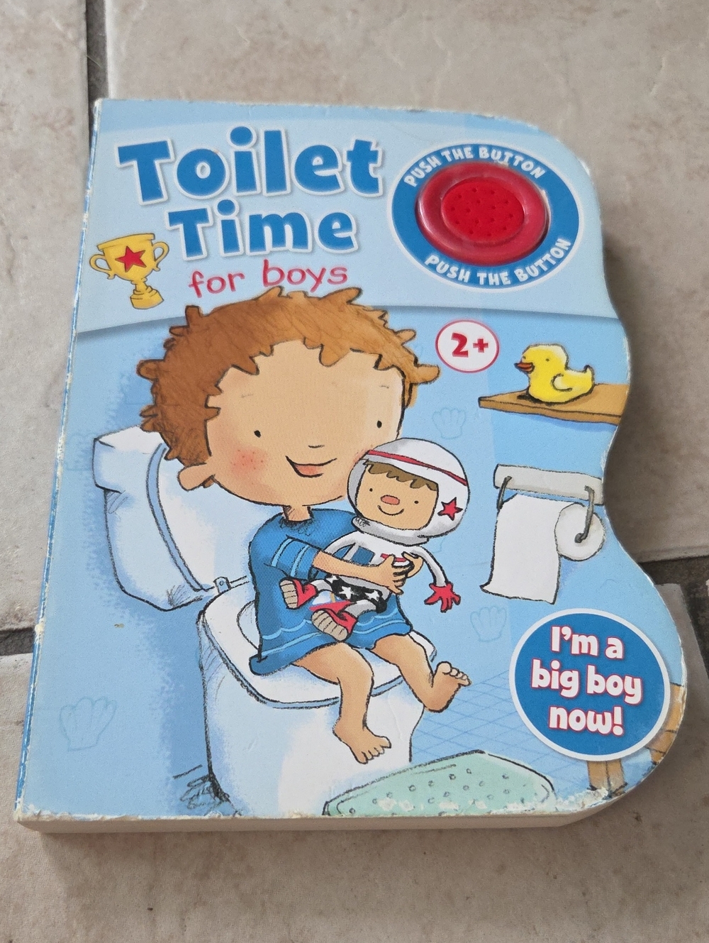 Toilet Time for Boys - Blue Kids Potty Training Book